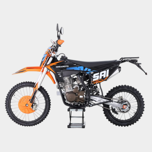 Мотоцикл Regulmoto SAI 200 с ПТС (Черный/ оранжевый,10808-1)