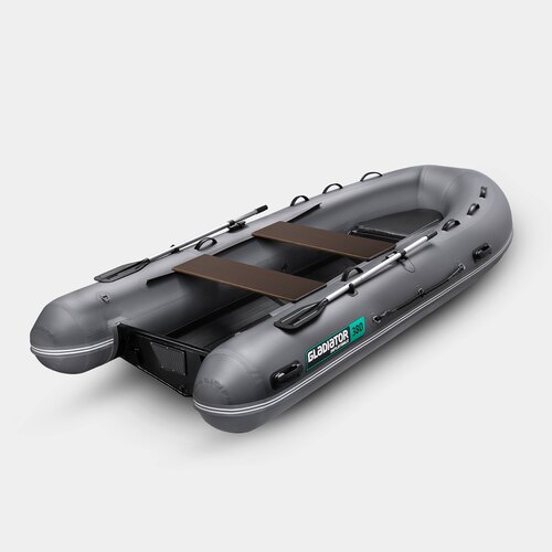 Надувная лодка RIB GLADIATOR AL 380 темно-серый (СПб)