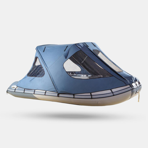 Тент ходовой с каркасом для лодок Gladiator E450PRO синий серии AIR PRO (E)
