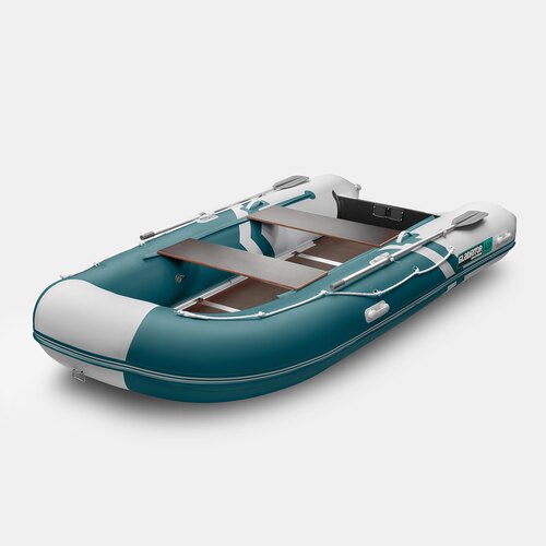 Надувная лодка GLADIATOR B420 морской зеленый-белый