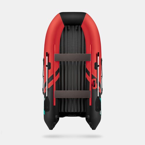 Надувная лодка GLADIATOR E330SL красно-черный