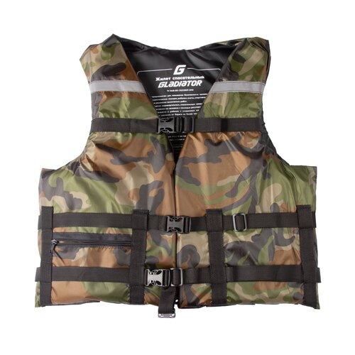 Жилет спасательный GLADIATOR 90-110 кг XXL кам